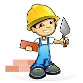 14513523-vector-illustration-of-a-young-mason-with-trowel